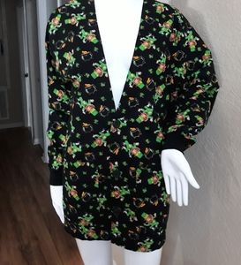 Leprechauns/Pot of Gold Scrub jacket